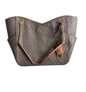 NWOT Michael Kors Jet Set Large Logo Chain Shoulder Tote Bag